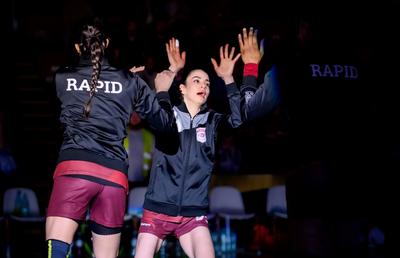 Rapid, învingătoare în duelul cu Gloria Bistrița