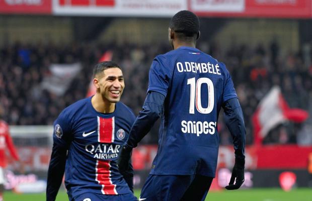 Cu un nou hat-trick al lui Dembélé, PSG a trecut de Brest în repetiția pentru UCL