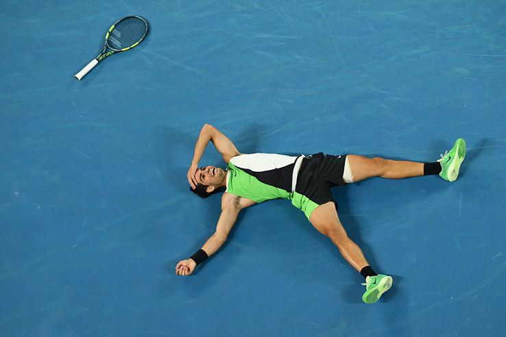 Cum a sărbătorit Alcaraz și cum a reacționat Djokovic după finala Australian Open 2026 / FOTO: GettyImages