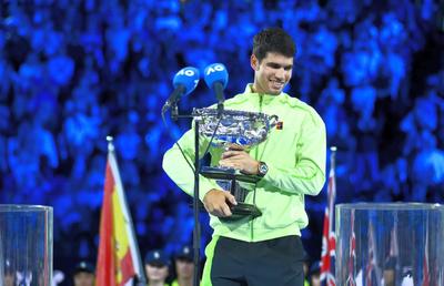 Privit de Djokovic și de Nadal, Carlos Alcaraz a ținut un discurs de campion: „Tu ești o sursă de inspirație pentru toți sportivii din lume!”