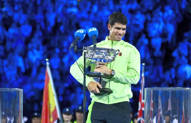 Privit de Djokovic și de Nadal, Carlos Alcaraz a ținut un discurs de campion: „Tu ești o sursă de inspirație pentru toți sportivii din lume!”