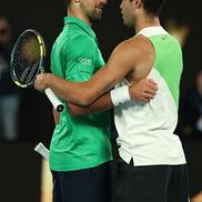 Cum a sărbătorit Alcaraz și cum a reacționat Djokovic după finala Australian Open 2026 / FOTO: GettyImages