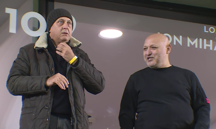 Dan Șucu, dialog aprins pe Giulești cu Gigi Corsicanu / FOTO: Captură @Orange Sport