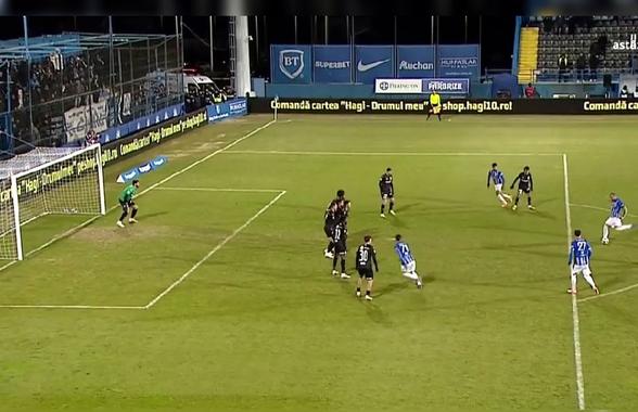 AliBACK cu gol! Intrat în poarta Craiovei, Tudor Băluță s-a păcălit la lovitura liberă a lui Denis