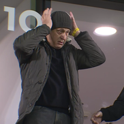 Dan Șucu, dialog aprins pe Giulești cu Gigi Corsicanu / FOTO: Captură @Orange Sport