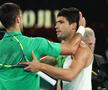 Cum a sărbătorit Alcaraz și cum a reacționat Djokovic după finala Australian Open 2026 / FOTO: GettyImages