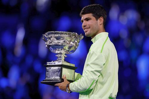 Carlos Alcaraz a câștigat cel mai mare premiu din istoria Australian Open/ foto: Guliver/GettyImages