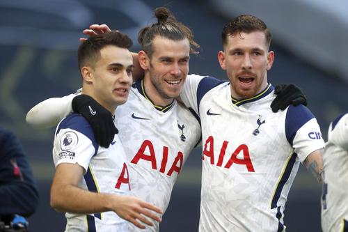 Sergio Reguilon (primul din stânga), Tottenham // foto: Guliver/gettyimages