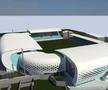Schița stadionului modernizat din Botoșani