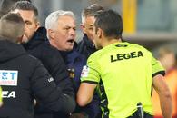 Jose Mourinho, un car de nervi după ce a fost eliminat în înfrângerea cu Cremonese: „Am fost tratat într-un mod incalificabil de arbitrul de rezervă!”