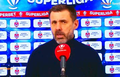 Zeljko Kopic, după Poli Iași - Dinamo: „Un singur lucru m-a nemulțumit!”