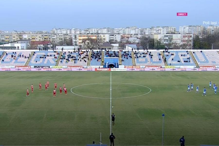Buzău - Corvinul / FOTO: Captură TV @Digi Sport 1 Victorie zdrobitoare pentru Steaua în ultimul meci al rundei #17 în Liga a 2-a