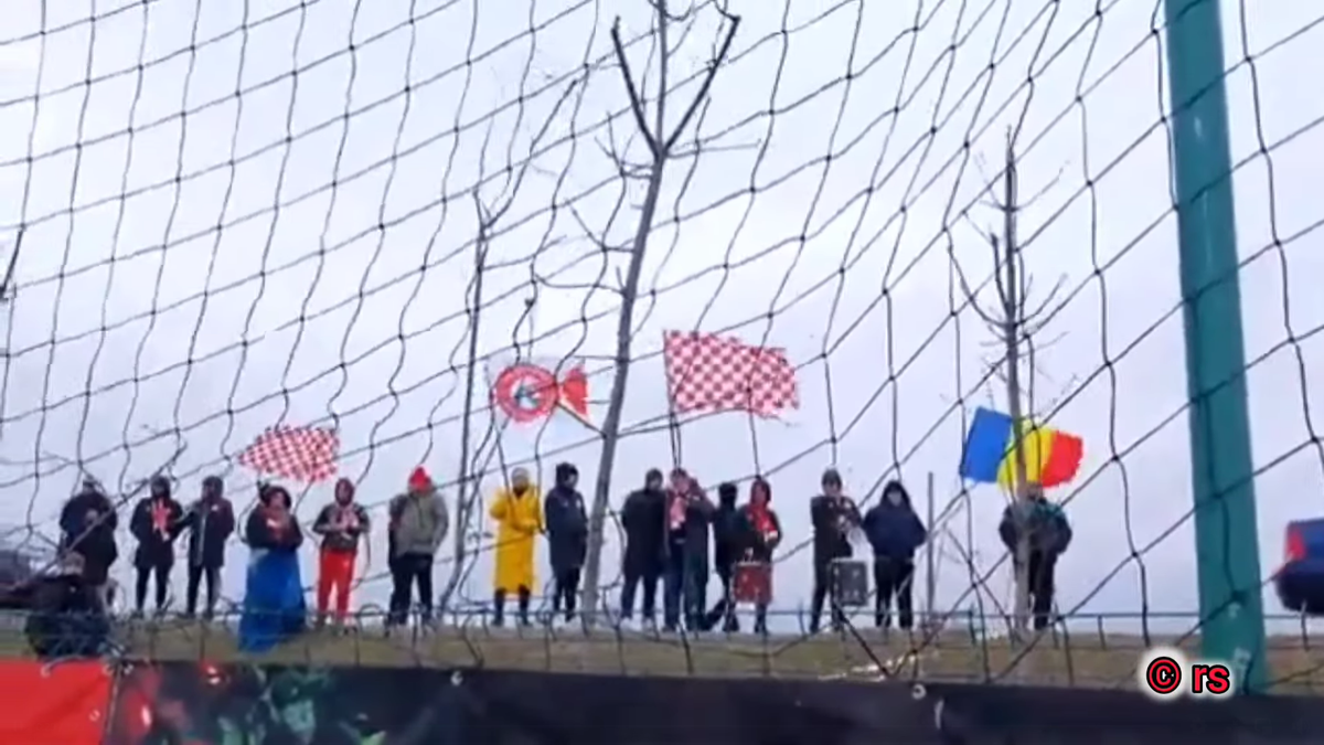 Suporterii de la FC Șoimii Gura Humorului în deplasarea de la Bacău