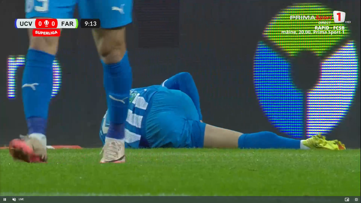 Penalty cerut de Craiova în meciul cu Farul, la duelul Mitriță - Bălașa