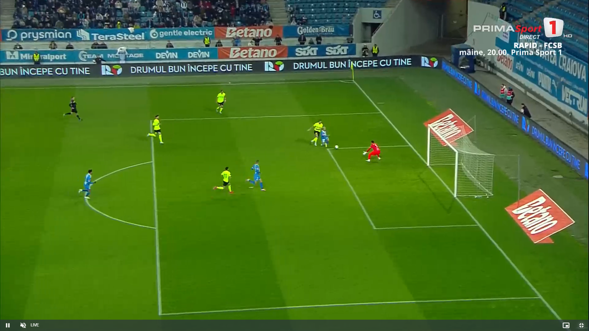 Penalty cerut de Craiova în meciul cu Farul, la duelul Mitriță - Bălașa