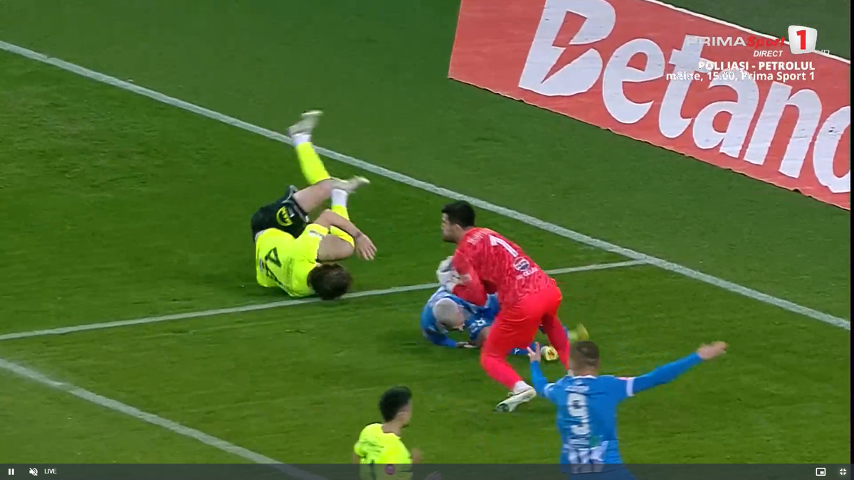 Penalty cerut de Craiova în meciul cu Farul, la duelul Mitriță - Bălașa