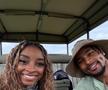 Simone Biles și Jonathan Owens în luna de miere din Africa de Sud