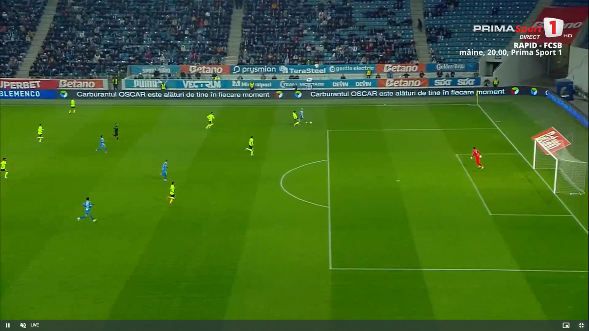 Penalty cerut de Craiova în meciul cu Farul, la duelul Mitriță - Bălașa