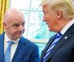 Gianni Infantino, mare susținător al lui Donald Trump, foto: as.com