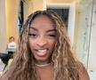 Simone Biles în luna de miere din Africa de Sud