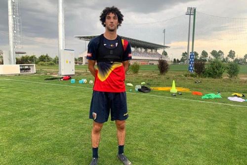 Leonardo Ferroni, la ultima ocazie în care a fost convocat la naționala U18 / Foto: frf.ro