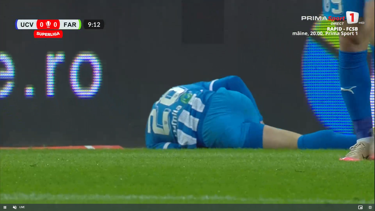Penalty cerut de Craiova în meciul cu Farul, la duelul Mitriță - Bălașa