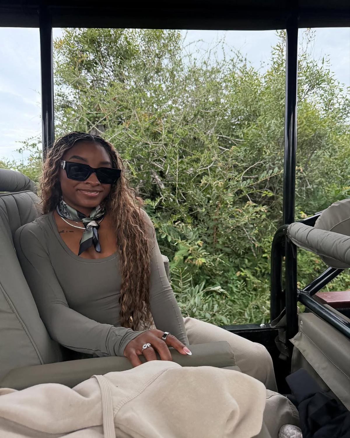 Simone Biles, lună de miere în Africa de Sud