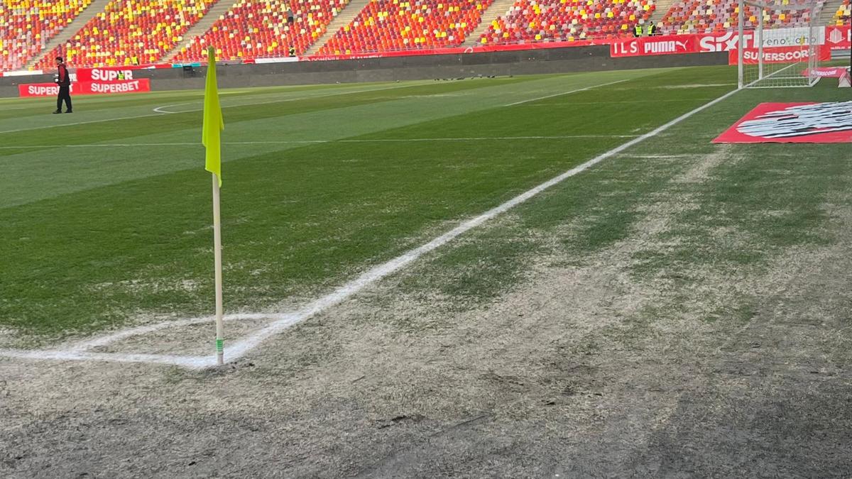 Gazonul de pe Arena Națională, înainte de Dinamo - FC Argeș