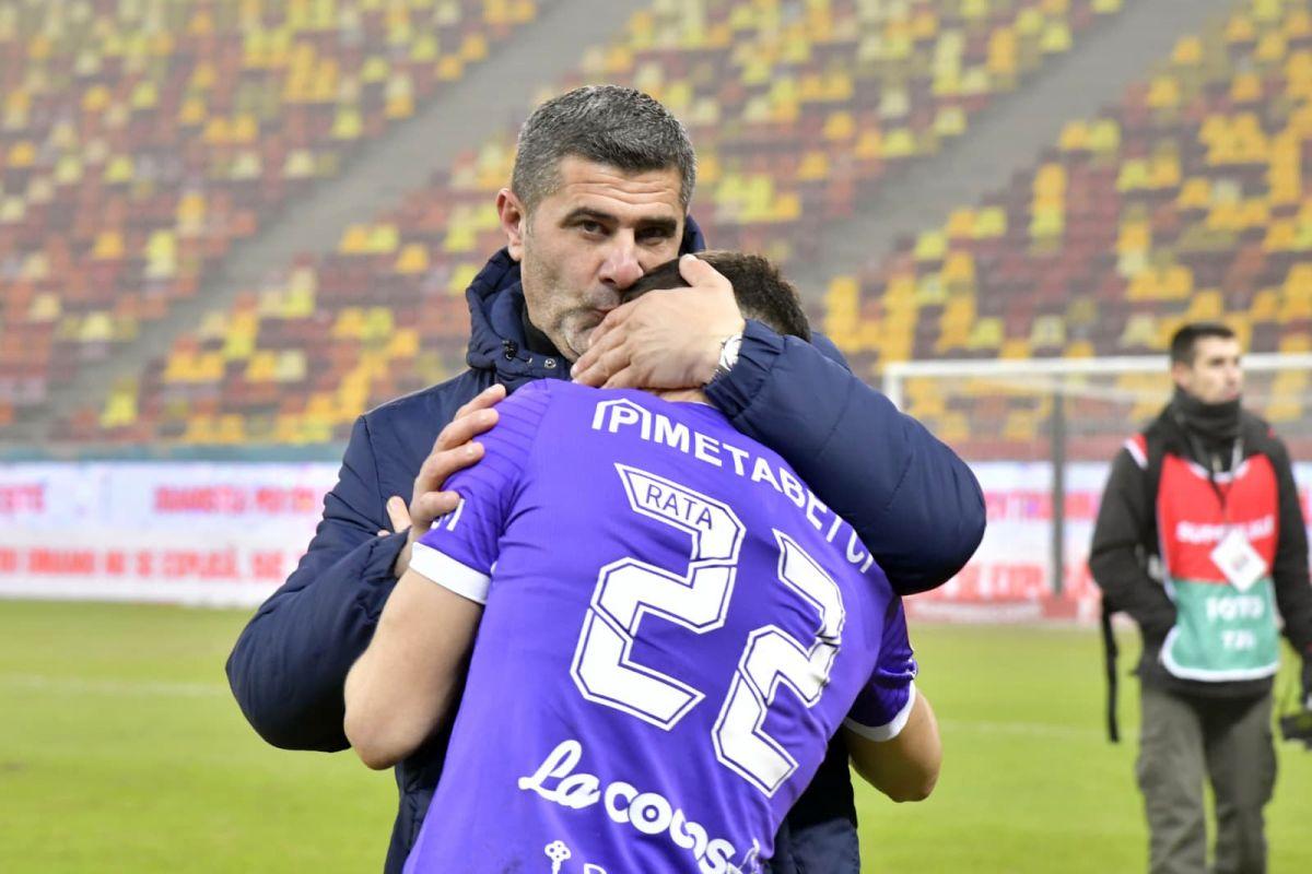 Cum a celebrat FC Argeș calificarea în play-off: sărbătoare în alb și violet pe Arena Națională