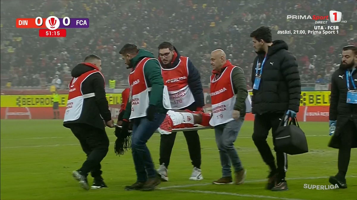 Vești groaznice pentru Zeljko Kopic: accidentare urâtă în Dinamo - FC Argeș