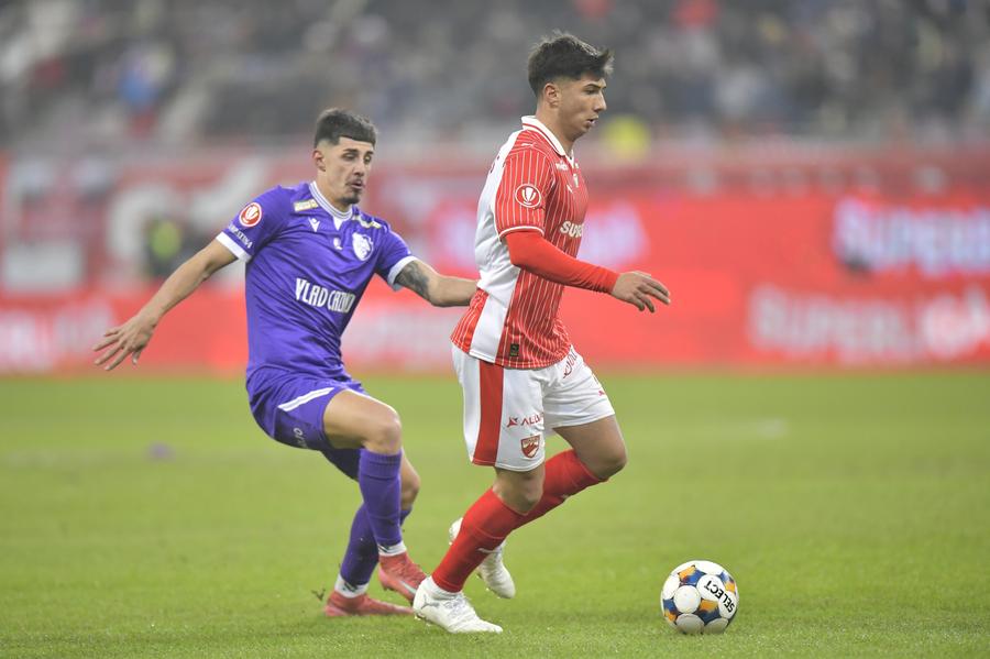 Florin Borța și Alex Musi în Dinamo - FC Argeș// foto: Cristi Preda (GSP) Cum se simte Alex Musi după ce a ajuns rezervă la Dinamo: „Trebuie să înțelegem”