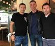 Octavian Grozea (centru), alături de Sepsi (stânga) și Cătălin Munteanu (dreapta)