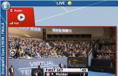 Cum funcționează turneele de tenis virtual? Ai statistici, transmisiuni live și poți să îți faci bilete de pariuri!