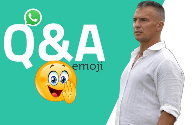 WhatsApp Q&A » Daniel Pancu intră în provocarea GSP: cum răspunde cu un emoticon la întrebări și afirmații inedite