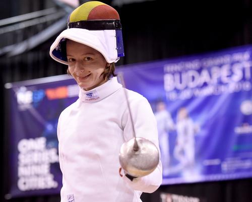 Ana Maria Popescu salutând zâmbitoare o nouă ediție a JO FOTO Guliver/GettyImages