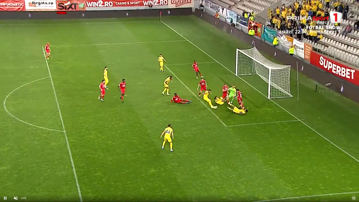 Fază controversată în Dinamo - Petrolul