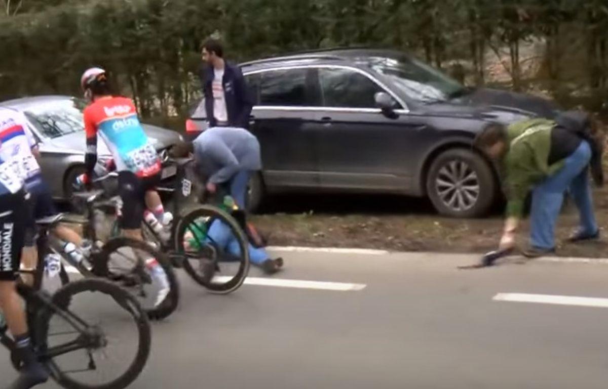 Accident grav în Turul Flandrei
