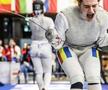 Karina Vasile după o victorie - Scrimă sportivi studenți în străinătate