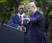 Donald Trump și Tiger Woods/Foto: Imago Images