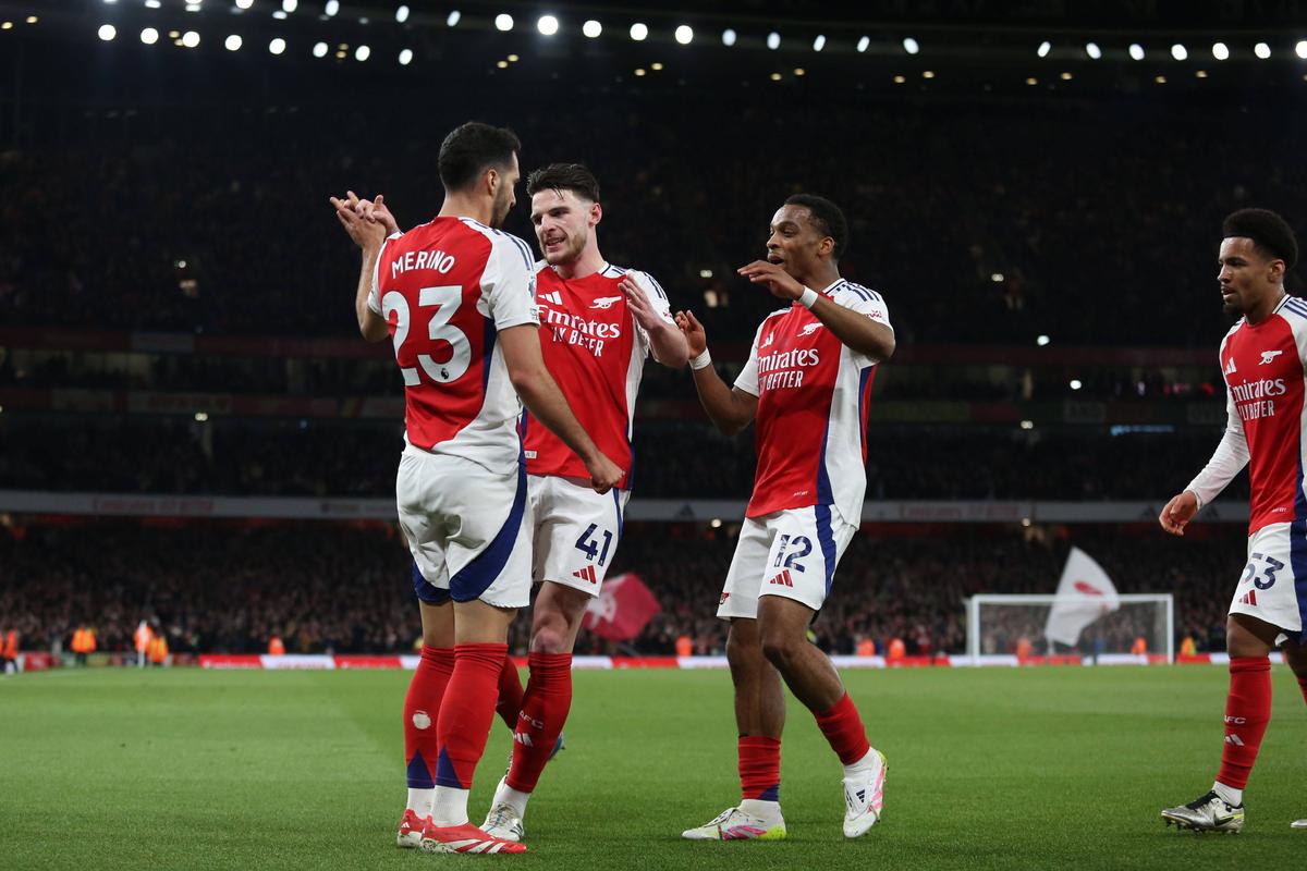 Arsenal - Fulham, runda 30 din Premier League, 1 aprilie // foto: Imago Images