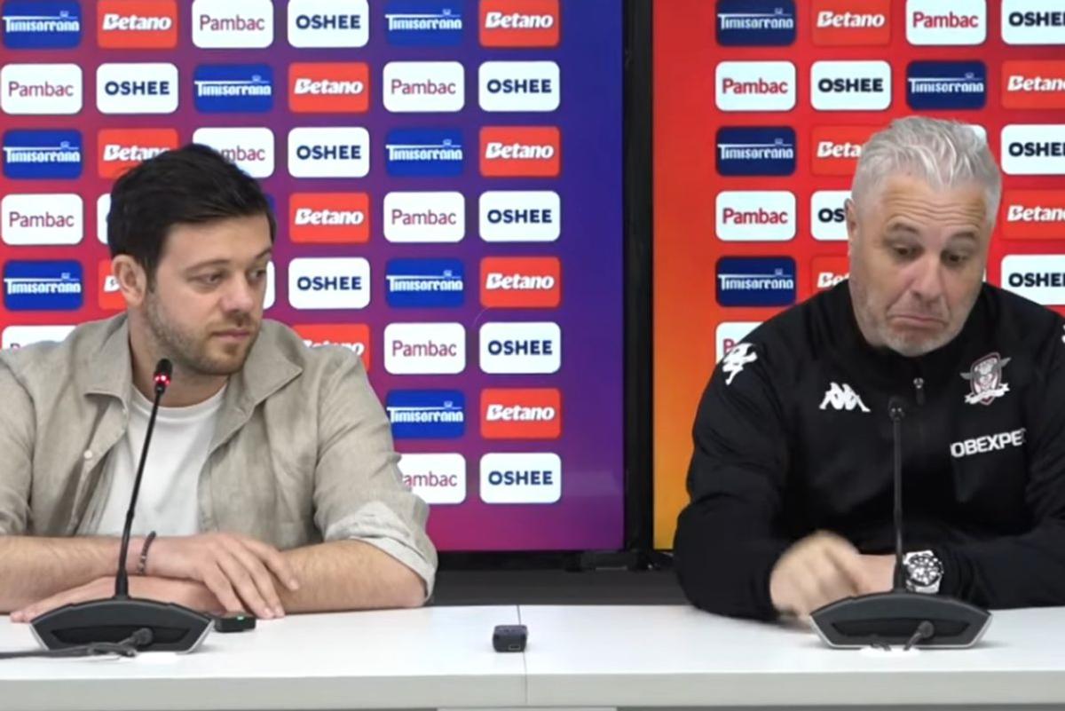 „Regie” în conferință » Șumudică și Angelescu au apărut și au făcut anunțul împreună: „Vrem să punem punct”