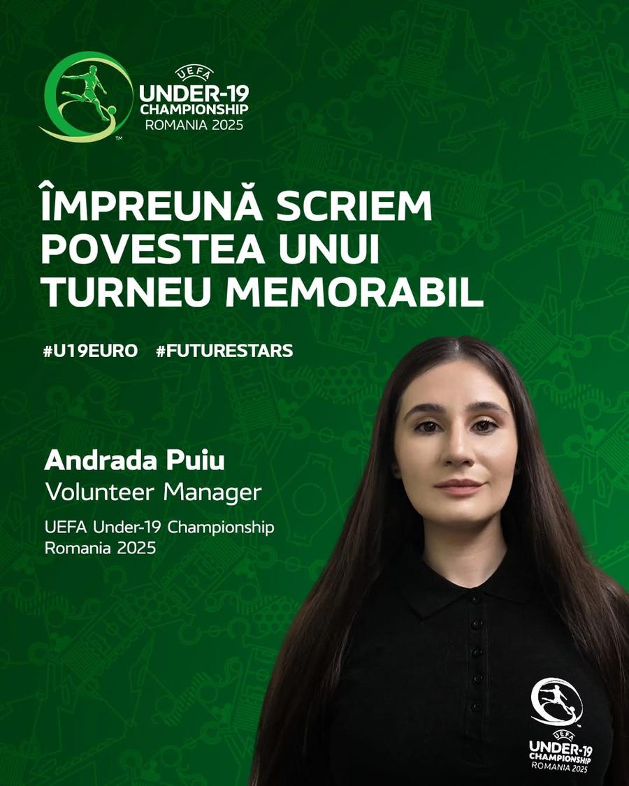 România va organiza Campionatul European U19: pe 15 aprilie aflăm grupele. Cum poți fi în echipa voluntarilor, ce beneficii sunt