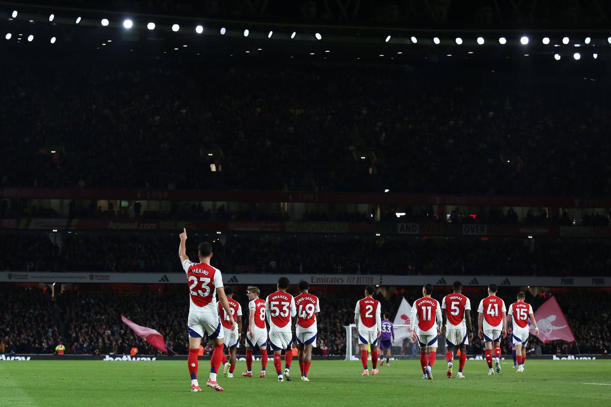 Arsenal - Fulham, runda 30 din Premier League, 1 aprilie // foto: Imago Images
