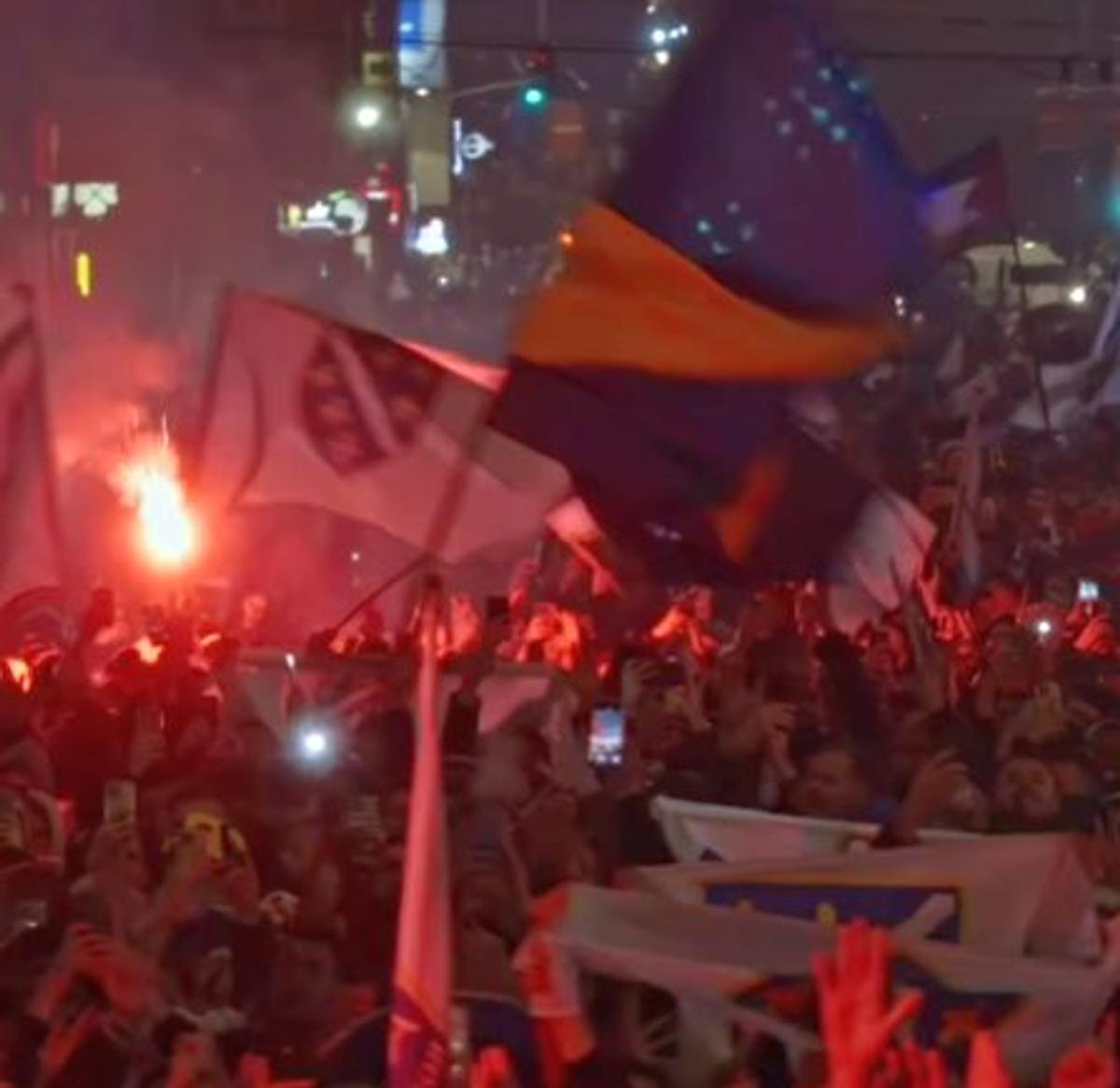 100.000 de oameni în stradă la Sarajevo! Imagini senzaționale, după calificarea la Campionatul Mondial