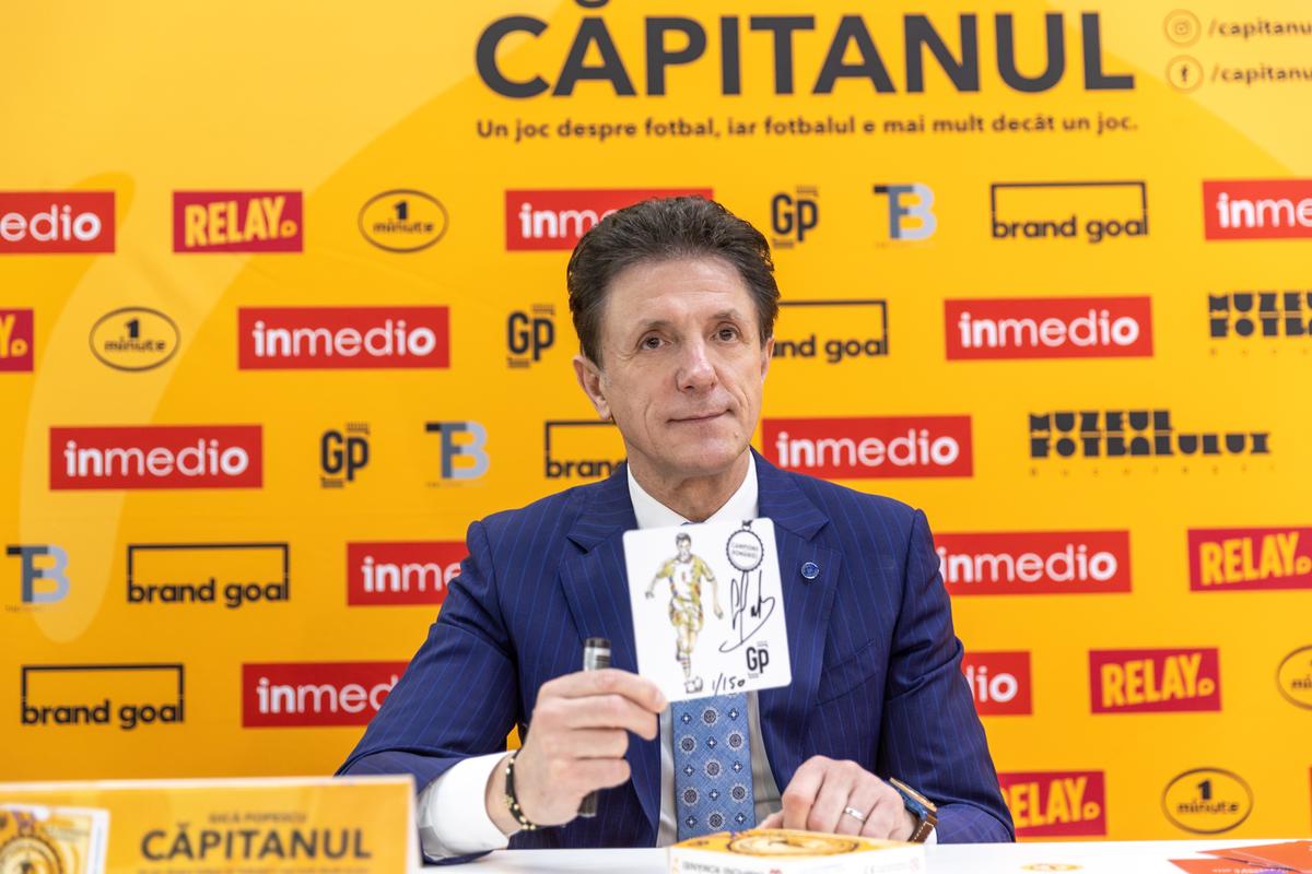 Muzeul Fotbalului - lansare joc „Căpitanul” - Gică Popescu