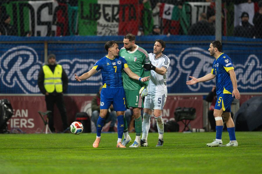 Bosnia - Italia, baraj pentru Campionatul Mondial // foto: Imago Dezvăluire scandaloasă din vestiarul naționalei » Ce pretenții ar fi avut milionarii Italiei înaintea barajului din Bosnia!