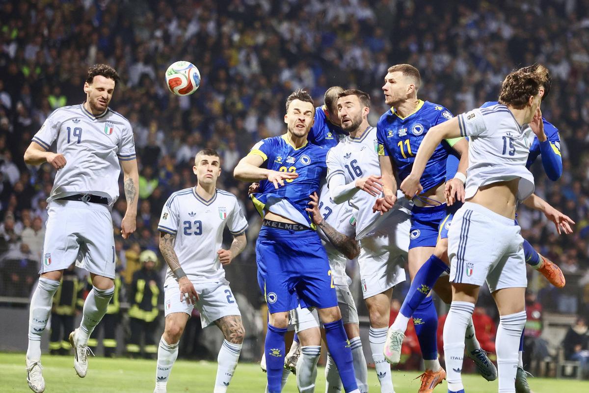 Bosnia - Italia, baraj pentru Campionatul Mondial // foto: Imago