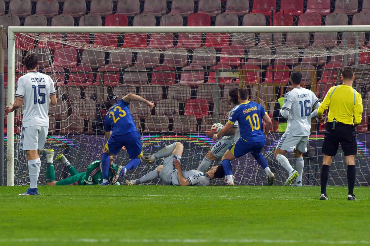 Bosnia - Italia, baraj pentru Campionatul Mondial // foto: Imago