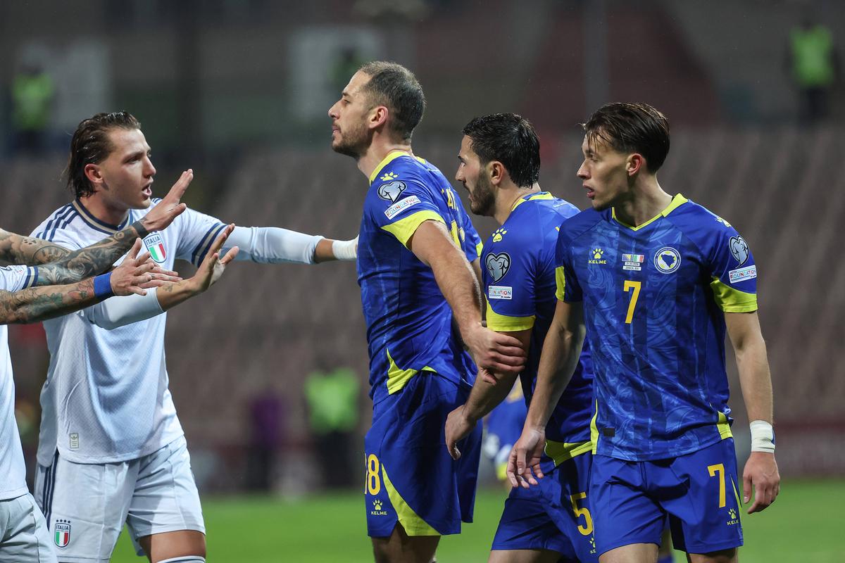 Bosnia - Italia, baraj pentru Campionatul Mondial // foto: Imago