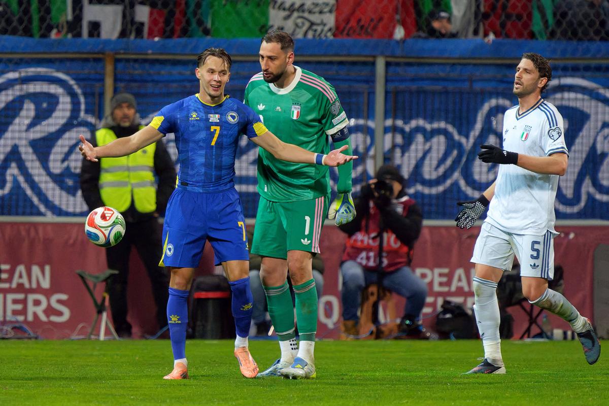 Bosnia - Italia, baraj pentru Campionatul Mondial // foto: Imago